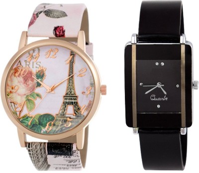 ReniSales PARIS EIFFEL TOWER STYLISH MULTICOLOR DIAL GIRL WATCH COMBO230 Watch  - For Girls   Watches  (ReniSales)