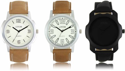 LOREM LR-15-16-22 Attractive Stylish Combo Watch  - For Men   Watches  (LOREM)