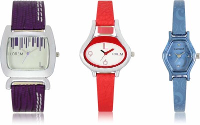 LOREM LR-206-207-218 Attractive Stylish Combo Watch  - For Women   Watches  (LOREM)