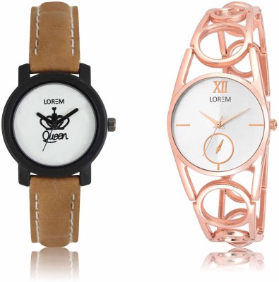 LOREM LR-0209-213 Attractive Stylish Combo Watch  - For Women   Watches  (LOREM)