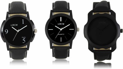 LOREM LR-05-06-22 Attractive Stylish Combo Watch  - For Men   Watches  (LOREM)