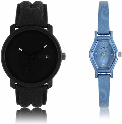 LOREM LR-21-218 Attractive Stylish Combo Watch  - For Men & Women   Watches  (LOREM)