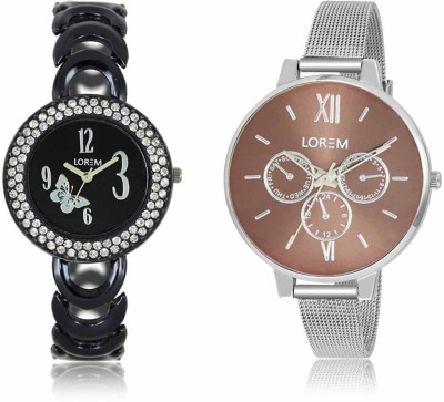 LOREM LR-0201-214 Attractive Stylish Combo Watch  - For Women   Watches  (LOREM)