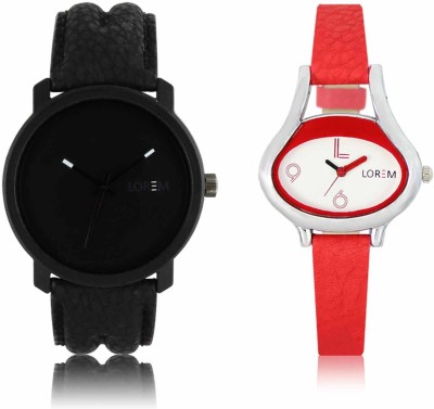 LOREM LR-21-206 Attractive Stylish Combo Watch  - For Men & Women   Watches  (LOREM)