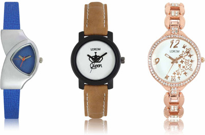 

LOREM LR-208-209-210 Attractive Stylish Combo Watch - For Women