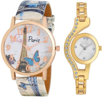 ReniSales NEW STYLISH LIMITED COLLCECTION PARIS EFFIL TOWER GLORY COMBO WATCH02 Watch  - For Girls   Watches  (ReniSales)