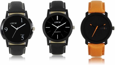 LOREM LR-05-06-20 Attractive Stylish Combo Watch  - For Men   Watches  (LOREM)