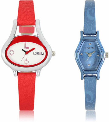 View LOREM LR-0206-218 Attractive Stylish Combo Watch  - For Women Wrist Watches Price Online(LOREM)