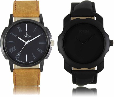 LOREM LR-19-22 Attractive Fastrack Stylish Combo Watch  - For Men   Watches  (LOREM)