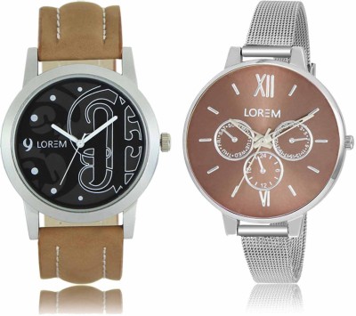 LOREM LR-14-0214 Attractive Stylish Combo Watch  - For Men & Women   Watches  (LOREM)