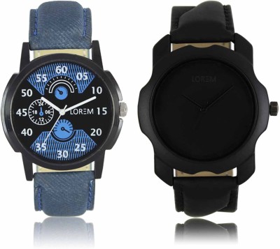 LOREM LR-02-22 Attractive Stylish Combo Watch  - For Men   Watches  (LOREM)