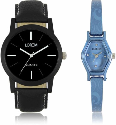 LOREM LR-05-0218 Attractive Stylish Combo Watch  - For Men & Women   Watches  (LOREM)
