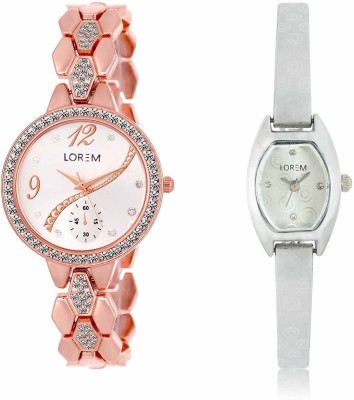 LOREM LR-0215-219 Attractive Stylish Combo Watch  - For Women   Watches  (LOREM)