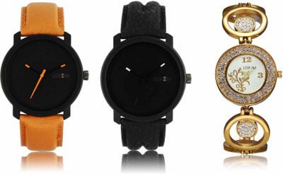 

LOREM LR-20-21-204 Attractive Stylish Combo Watch - For Men & Women