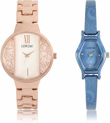 

LOREM LR-0217-218 Attractive Stylish Combo Watch - For Women