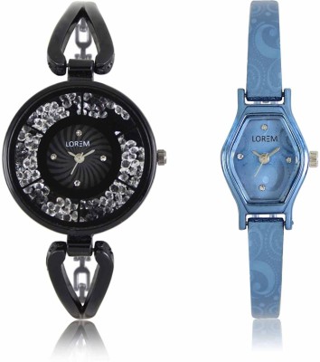 LOREM LR-0211-218 Attractive Stylish Combo Watch  - For Women   Watches  (LOREM)