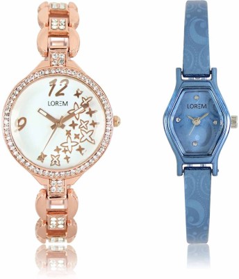 LOREM LR-0210-218 Attractive Stylish Combo Watch  - For Women   Watches  (LOREM)