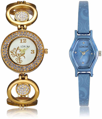 LOREM LR-0204-218 Attractive Stylish Combo Watch  - For Women   Watches  (LOREM)