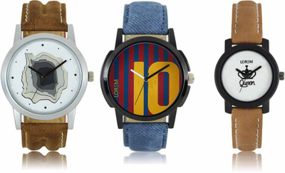 

LOREM LR-09-10-0209 Attractive Stylish Combo Watch - For Men & Women