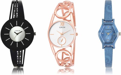 LOREM LR-212-213-218 Attractive Stylish Combo Watch  - For Women   Watches  (LOREM)