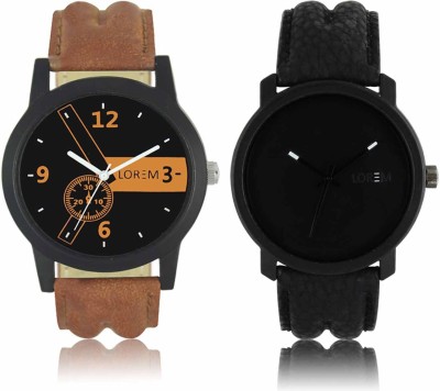 LOREM LR-01-21 Attractive Stylish Combo Watch  - For Men   Watches  (LOREM)