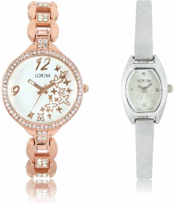 LOREM LR-0210-219 Attractive Stylish Combo Watch  - For Women   Watches  (LOREM)