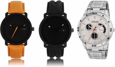 

LOREM LR-20-21-101 Attractive Stylish Combo Watch - For Men