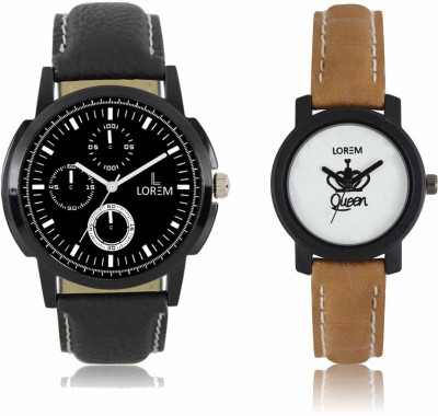 LOREM LR-13-0209 Attractive Stylish Combo Watch  - For Men & Women   Watches  (LOREM)