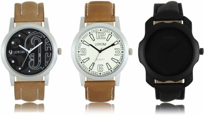 LOREM LR-14-15-22 Attractive Stylish Combo Watch  - For Men   Watches  (LOREM)