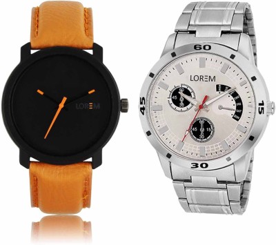 LOREM LR-20-101 Attractive Stylish Combo Watch  - For Men   Watches  (LOREM)