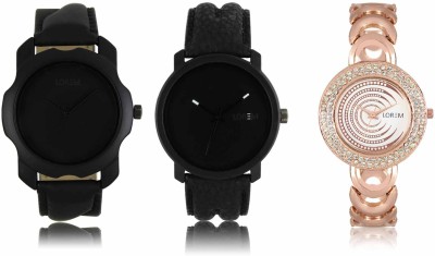 LOREM LR-21-22-202 Attractive Stylish Combo Watch  - For Men & Women   Watches  (LOREM)