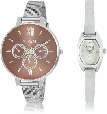 LOREM LR-0214-219 Attractive Stylish Combo Watch  - For Women   Watches  (LOREM)