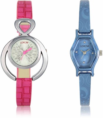 LOREM LR-0205-218 Attractive Stylish Combo Watch  - For Women   Watches  (LOREM)