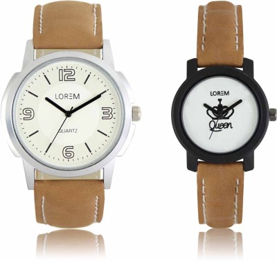 LOREM LR-16-0209 Attractive Stylish Combo Watch  - For Men & Women   Watches  (LOREM)