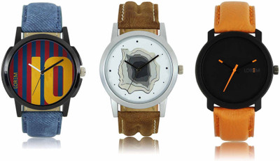 View LOREM LR-09-10-20 Attractive Stylish Combo Watch  - For Men Wrist Watches Price Online(LOREM)