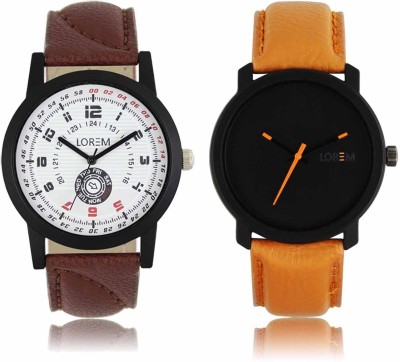 LOREM LR-11-20 Attractive Stylish Combo Watch  - For Men   Watches  (LOREM)