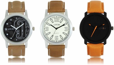 LOREM LR-14-15-20 Attractive Stylish Combo Watch  - For Men   Watches  (LOREM)
