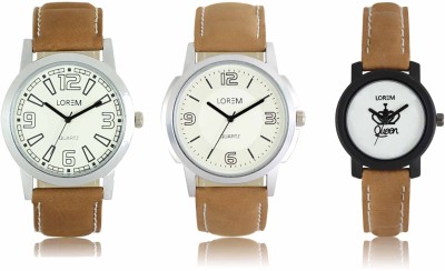 LOREM LR-15-16-0209 Attractive Stylish Combo Watch  - For Men & Women   Watches  (LOREM)