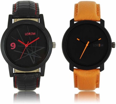 LOREM LR-08-20 Attractive Stylish Combo Watch  - For Men   Watches  (LOREM)