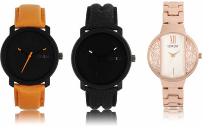 View LOREM LR-20-21-217 Attractive Stylish Combo Watch  - For Men & Women Wrist Watches Price Online(LOREM)