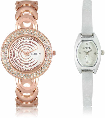 LOREM LR-0202-219 Attractive Stylish Combo Watch  - For Women   Watches  (LOREM)