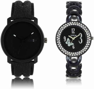 LOREM LR-21-201 Attractive Stylish Combo Watch  - For Men & Women   Watches  (LOREM)