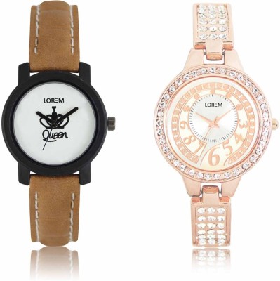 LOREM LR-0209-216 Attractive Stylish Combo Watch  - For Women   Watches  (LOREM)
