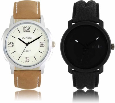 LOREM LR-16-21 Attractive Stylish Combo Watch  - For Men   Watches  (LOREM)