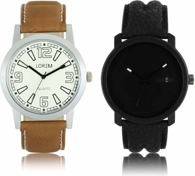 LOREM LR-15-21 Attractive Stylish Combo Watch  - For Men   Watches  (LOREM)