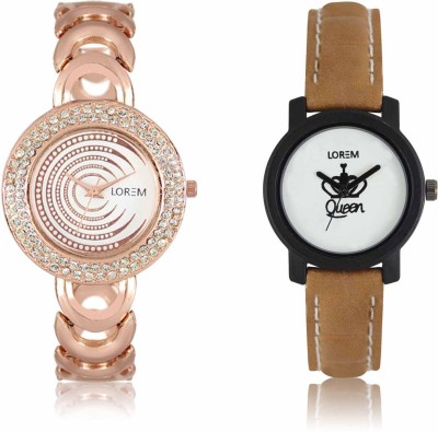 LOREM LR-0202-209 Attractive Stylish Combo Watch  - For Women   Watches  (LOREM)