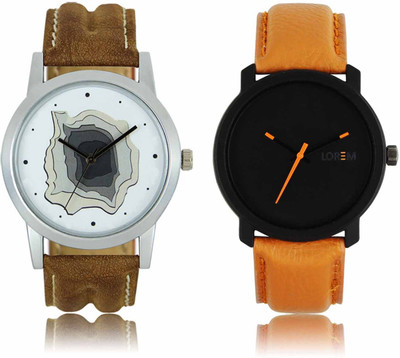 View LOREM LR-09-20 Attractive Stylish Combo Watch  - For Men Wrist Watches Price Online(LOREM)