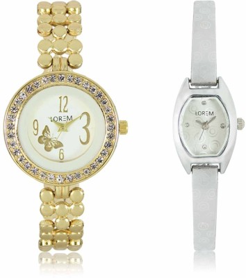 LOREM LR-0203-219 Attractive Stylish Combo Watch  - For Women   Watches  (LOREM)