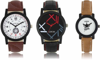 LOREM LR-11-12-0209 Attractive Stylish Combo Watch  - For Men & Women   Watches  (LOREM)