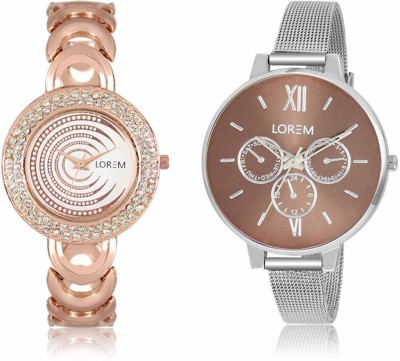 LOREM LR-0202-214 Attractive Stylish Combo Watch  - For Women   Watches  (LOREM)